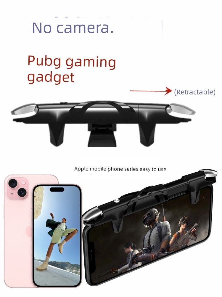 Gadget de jeu PUBG compatible avec les téléphones portables 15 Pro Max et 15 Plus, connexion à un bouton, prise en charge de la poignée de jeu avec_voghion.com