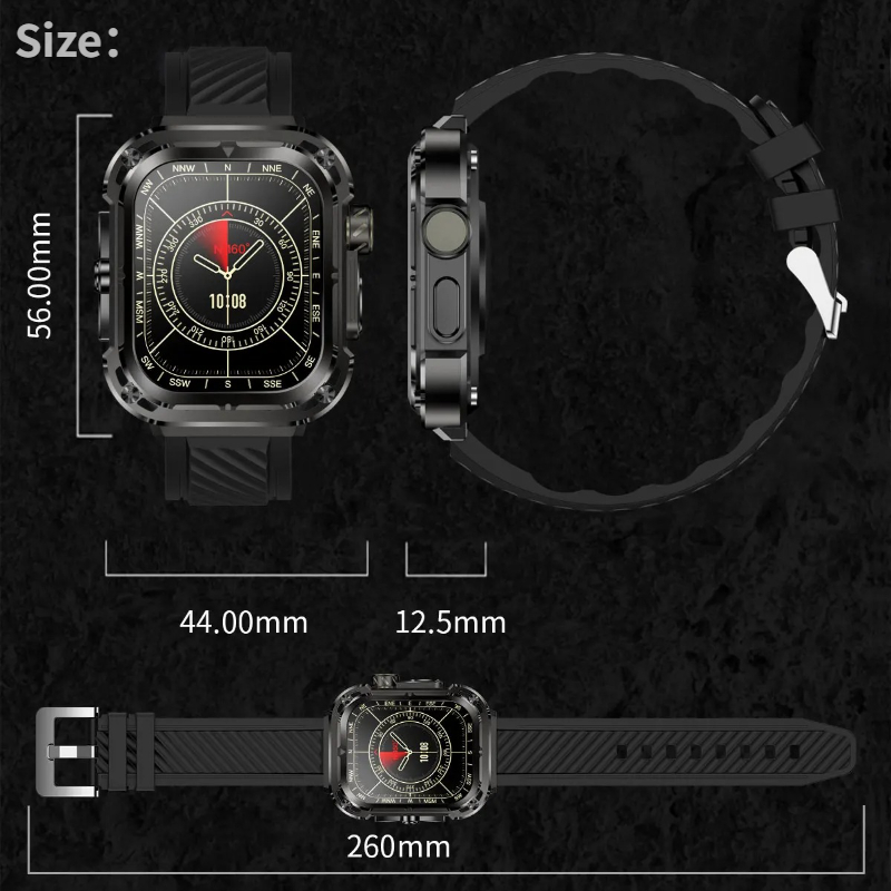 【HEIT VERKAAF】Nei Z85 MAX Smart Auer 3 an 1 Männer Fraen Häerzfrequenz Blutdrock Iwwerwaachung Bluetooth-kompatibel Smart Auer Kompatibel Fir Android IOS Me_voghion.com