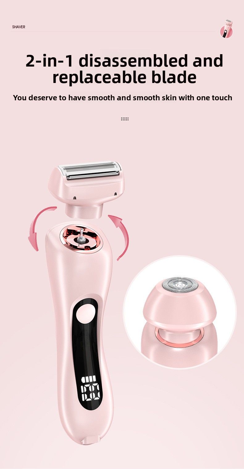 New Electric Women's Underarm Full Body Device Private Area Hair Removal Tool Men's Shaver_voghion.com