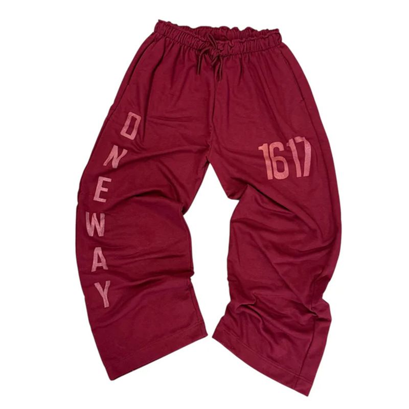 Set di felpa con cappuccio e pantaloni da jogging in stile streetwear retrò: pullover oversize con stampa e pantaloni coordinati_voghion.com