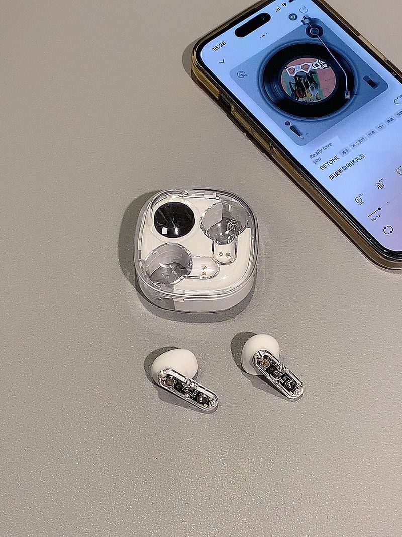 Auriculares universales Woderrui Transparent Max20_voghion.com