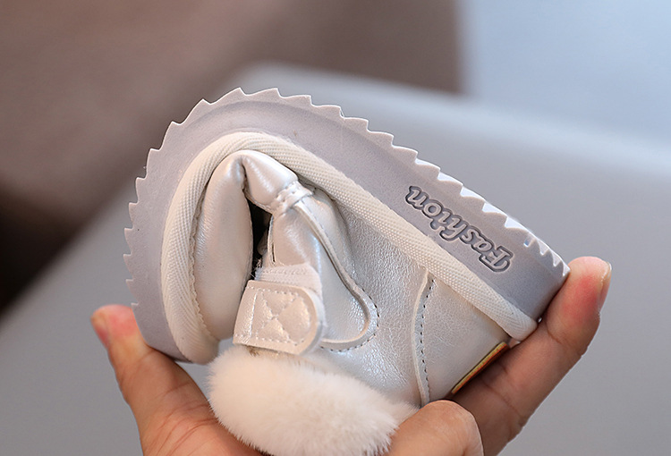 Scarponi da neve per bambini, scarpe per bambini, scarpe invernali in cotone, bambini di 5 anni, ragazze ispessite, neonati morbidi_voghion.com