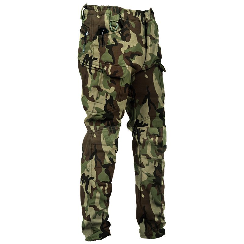 Herrkläder Archon Shark Skin Soft Shell Assault Pants Herr Förtjockade IX7 Taktiska Byxor Varma Vindtäta Vattentäta Fleece Vandringsbyxor_voghion.com
