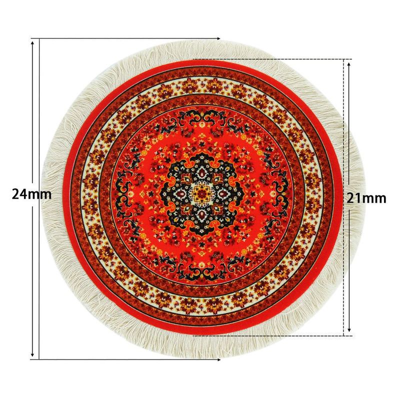 Unbeatable Quality Turkey Carpet Mouse Pad Placemat American Coffee Cup Non-Slip And Hot Heat Insulation Retro Art Mat_voghion.com
