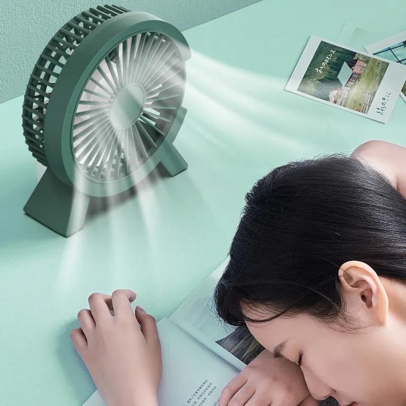 Ventilatore USB silenzioso elettrico portatile per computer portatili, per casa, ufficio, scrivania, campeggio, mini elettrodomestici_voghion.com
