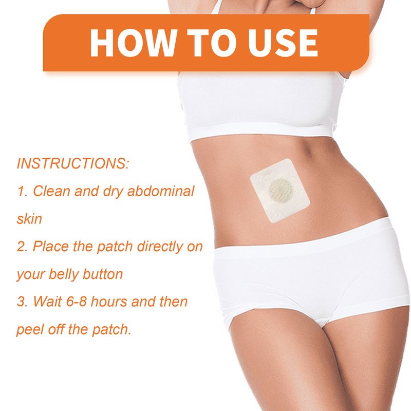 Ximonth Body Shape Patch, Compact And Light Body Shape Slimming Belly Belly Patch_voghion.com