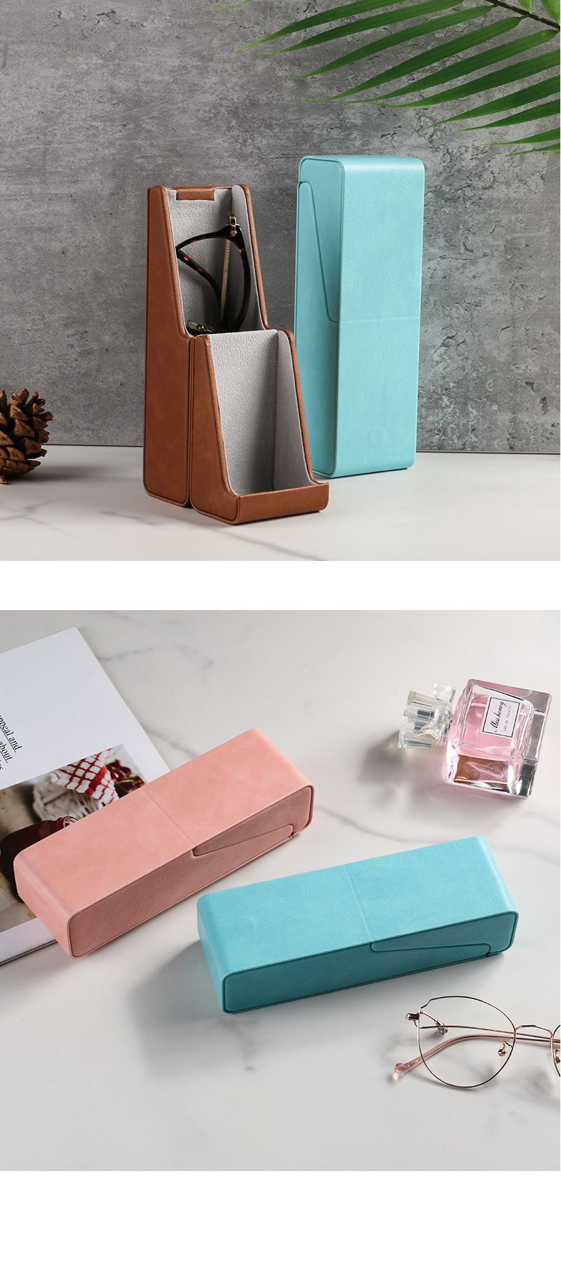 Unisex pouzdro na brýle z umělé kůže, stojánek na mobilní telefon, pouzdro na sluneční brýle, pouzdro na oči, pouzdro na sluneční brýle_voghion.com