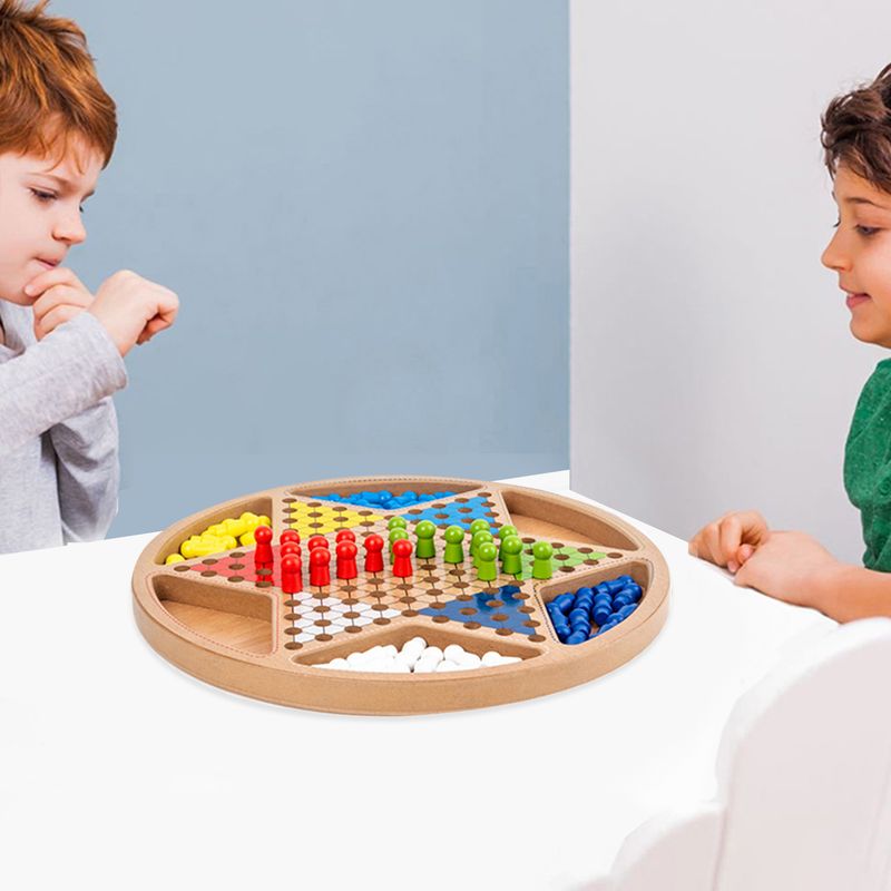 Gobang Non-toxic Family Game Environment Friendly Combo Game With Chess Ludo Chinese Checkers Toys For Kids_voghion.com