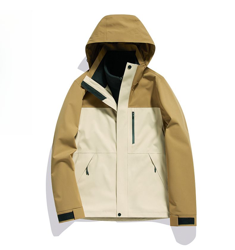 3-in-1 Jacket For Men And Women Winter Two-Piece Set Detachable Windproof Waterproof National Standard Heat-Sealed_voghion.com