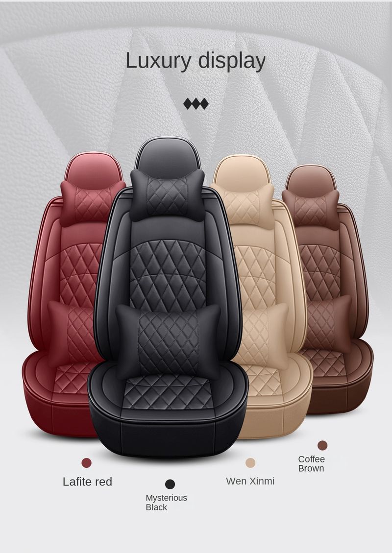 Housse de siège universelle pour Série 1 E81 E87 E88 F20 F21 F40 F52, accessoires de voiture, détails intérieurs, protection de siège_voghion.com