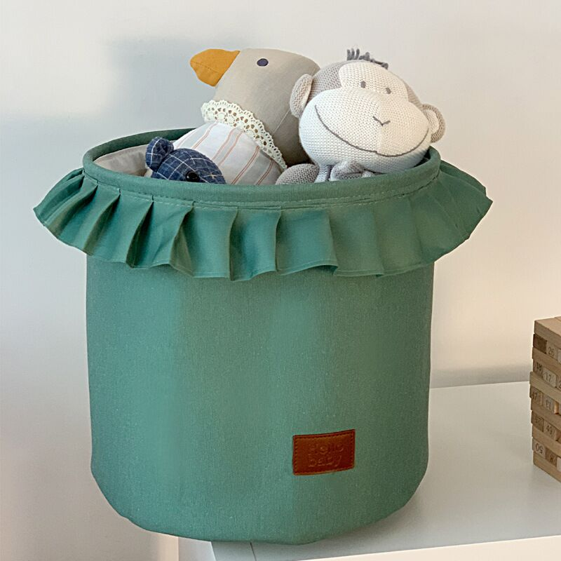 Gyerekjátékok tároló kosár Vízálló koszos ruhakosár pormentesítő szobarendező Összecsukható kosár tároló vödör lányoknak Játékok tárolása_voghion.com