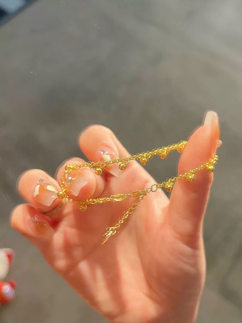 Vietnam Shajin Didi Goldperlenarmband Damen High-End-Modedesign zum Verschicken des Rotkäppchenbuchs im gleichen Stil an die Freundin_voghion.com