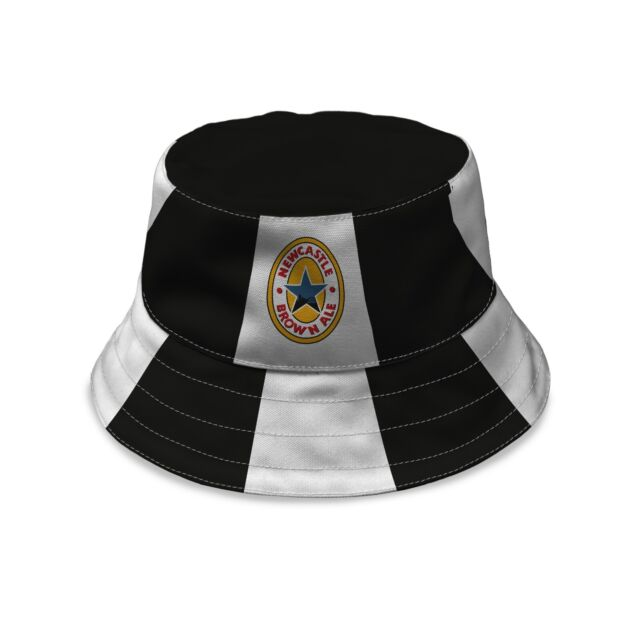 Newcastle 1996 Inicio Retro Fútbol Bucket Hat Festival Fisherman Hat No oficial_voghion.com