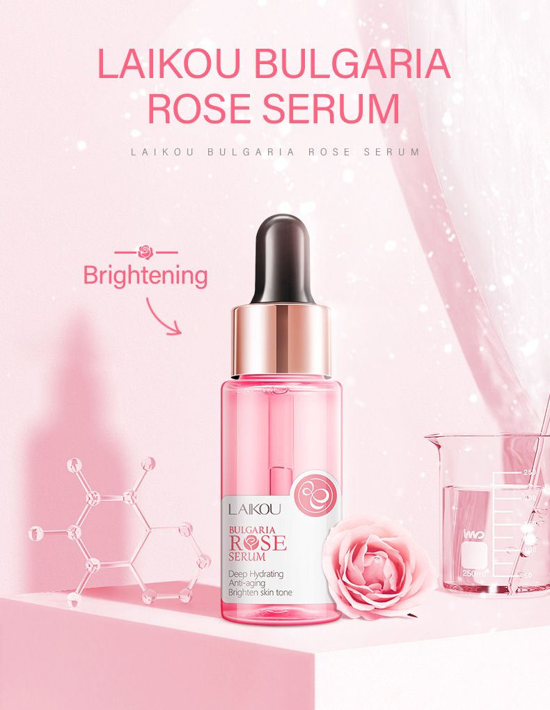 Sérum Laico Essence de Rose Bulgare 17 ml Soin hydratant et hydratant pour la peau Emballage anglais_voghion.com