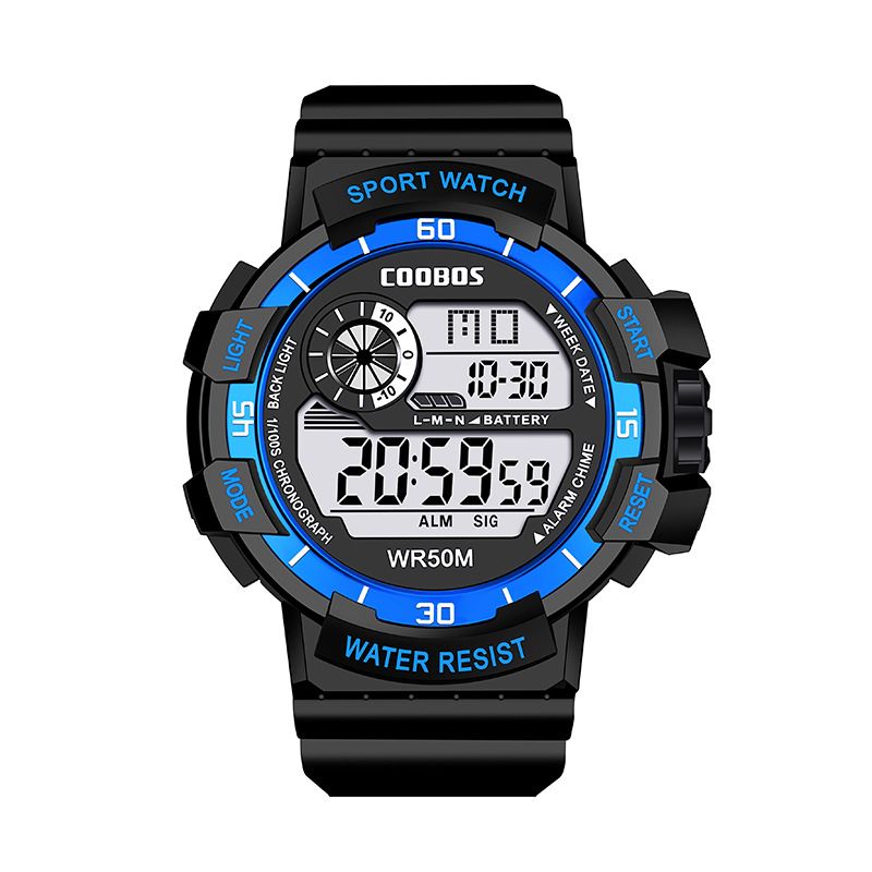 Orologio sportivo elettronico luminoso da uomo Coolbaoshi Student 0990_voghion.com