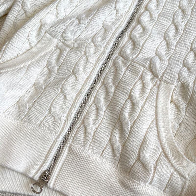Sudadera con capucha de algodón bordada de corte entallado: jersey informal con cremallera, ligero y transpirable para hombre y mujer._voghion.com