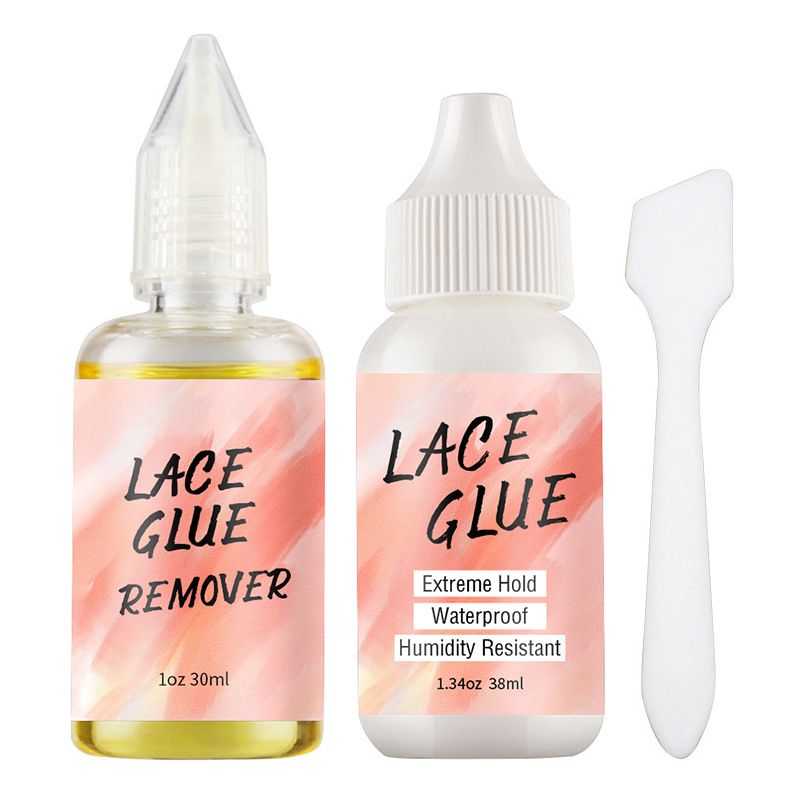 Parrucca per estensioni senza cuciture Parrucca in pizzo colla fasce per capelli tende per capelli invisibili con forte forza adesiva_voghion.com