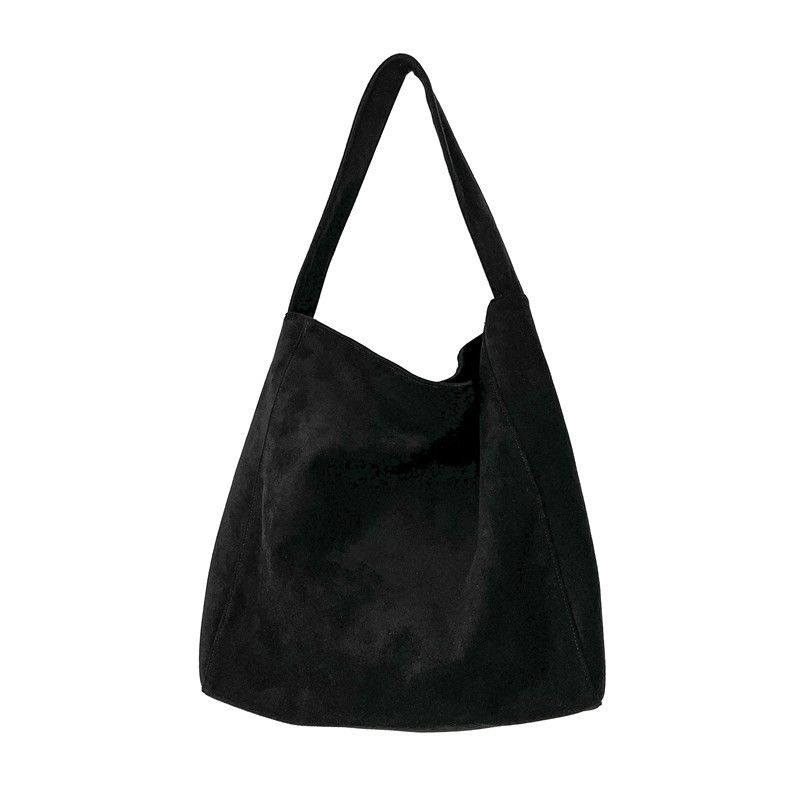 Borsa a tracolla casual da donna versatile, alla moda, per pendolari, autunno inverno, nuova in pelle scamosciata e nabuk, grande capacità_voghion.com