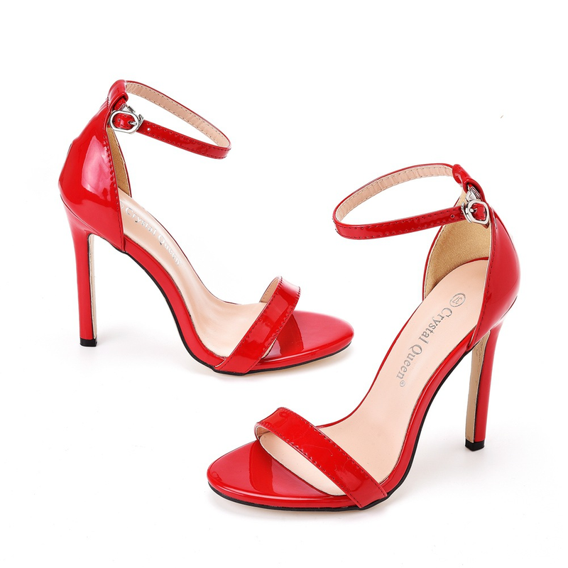 P9 maat hoge hakken sandalen, maat 44, maat 45, heren cross-dressing podium optreden hoge hakken sandalen, eenlijnige bandjes, grote maten schoenen_voghion.com