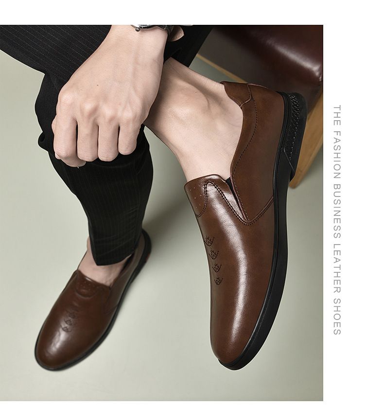 Lederschuhe Herrenschuhe Leder Herren Arbeitsschuhe Herrenschuhe Freizeitschuhe_voghion.com