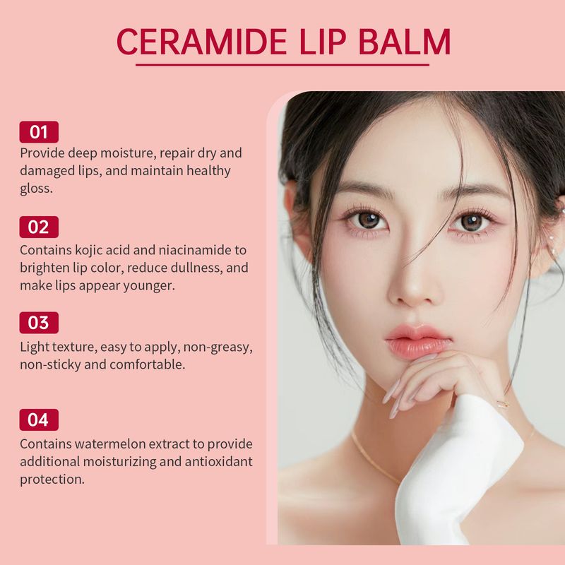 EELHOE Ceramide Lip Balm Moisturizing Lip Moisturizing Mild Moisturizing Lip Balm_voghion.com