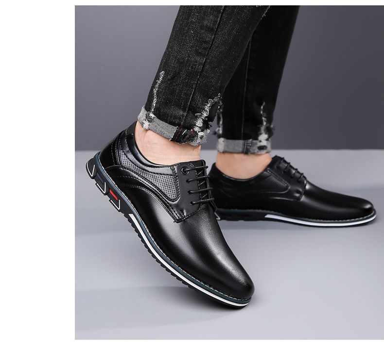 Heren Zakelijke Schoenen Slip On Party Heren Schoenen Comfortabele PU Leren Schoenen Voor Mannen Trouwjurk Schoenen Voor Mannen Zapatos Hombre38-53_voghion.com