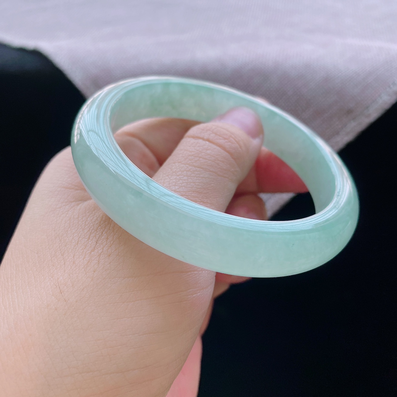 Natural Burmese Type A Jadeite Bracelet Jade Bangle_voghion.com