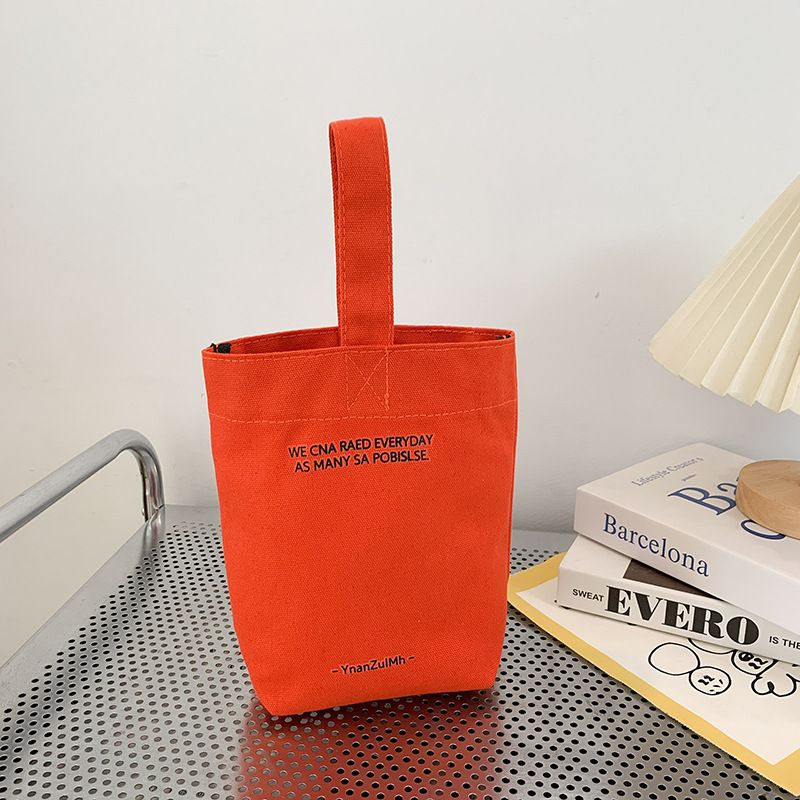 /ins Borsa a mano in tela tinta unita con borraccia in stile mini per donna, borsa per la mamma_voghion.com