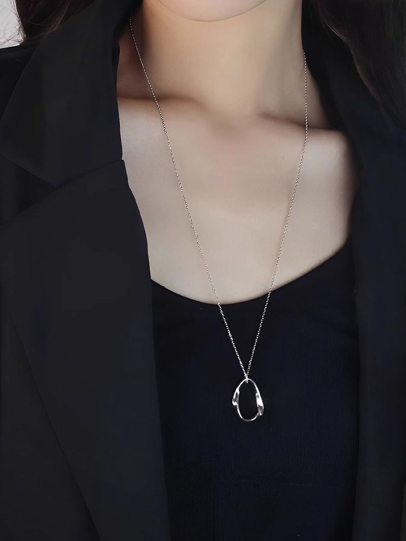 New Möbius Strip Necklace For Women, Long Original European And American Style, Minimalist Elegant Light Luxury Niche_voghion.com
