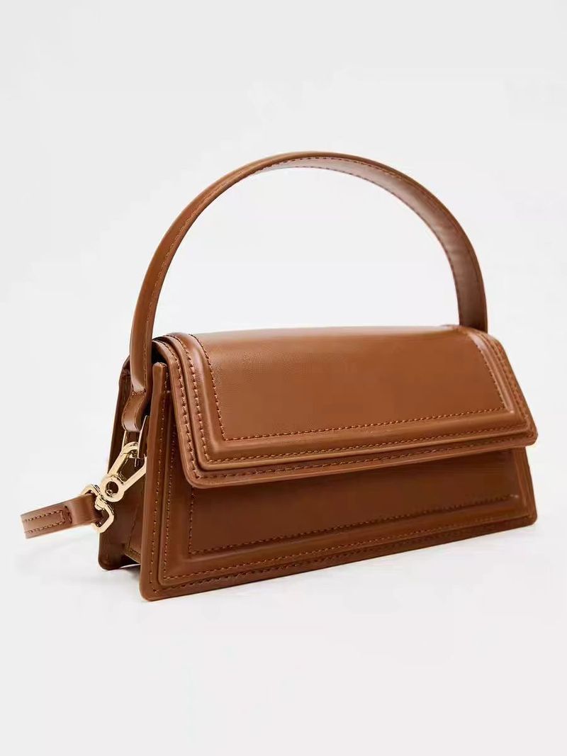 Nouveau sac bandoulière mini citadin décontracté et polyvalent, style trapèze rétro, élégant et facile à porter à la main, idéal pour l'automne._voghion.com