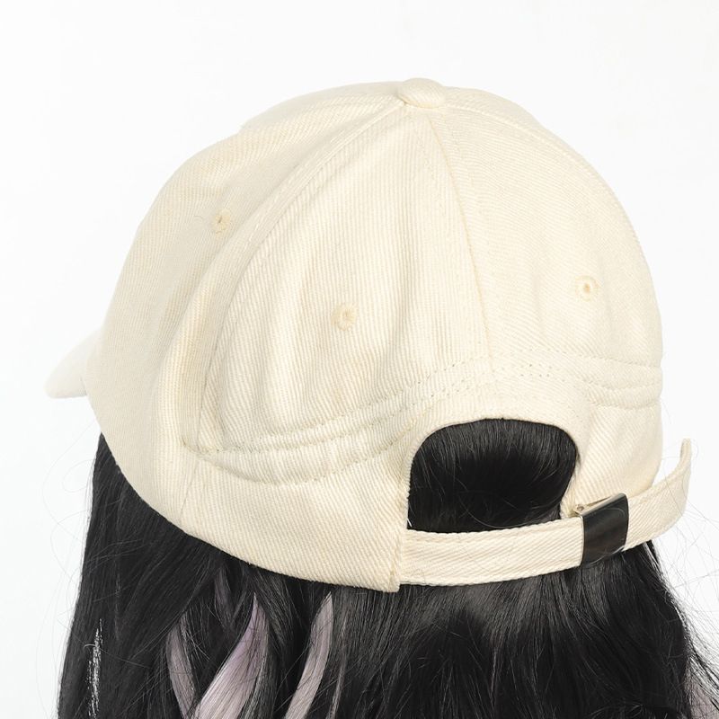 Haarverlängerungen Mode Hut Perücke weibliche lange lockige Haare Highlight Fox Stickerei Baseball-Mütze mit Perücke_voghion.com