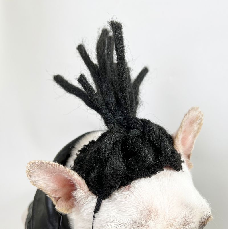 Huisdier pruik Honden pruik Huisdier benodigdheden Halloween Huisdier accessoires Krullend Stijl haar katten pruik_voghion.com