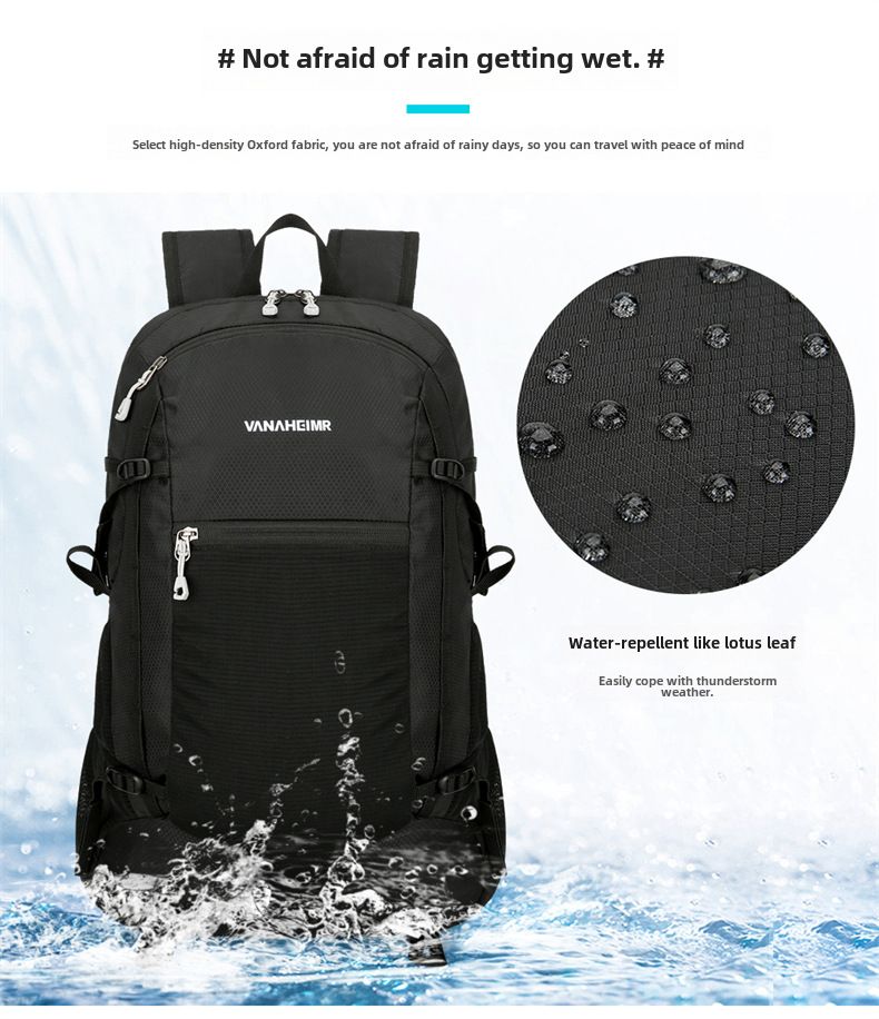 Sac à dos d'alpinisme léger et multifonctionnel, pliable et anti-éclaboussures, pour l'extérieur et la journée_voghion.com