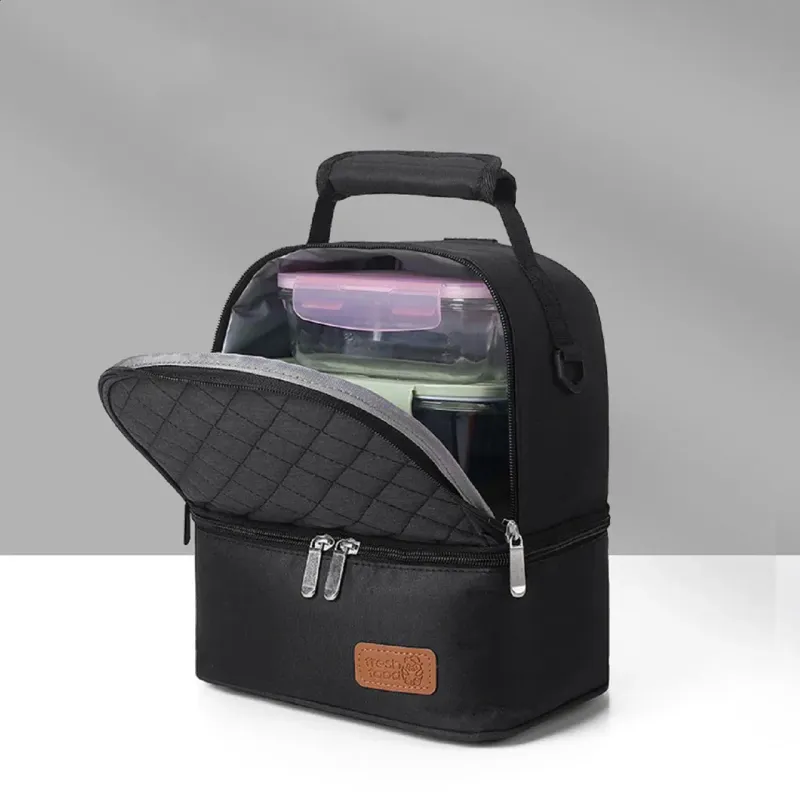 Tragbarer Rucksack, Lunchtasche, wasserdicht, isoliert, Aufbewahrung, Camping, Picknick, Arbeit, Schule, Mode, 250318l_voghion.com