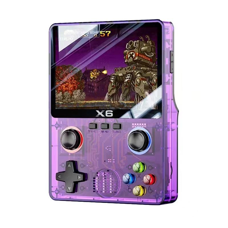 New X6 Handheld Dual Joystick PSP Large Screen Game Console GBA Arcade Emulator Thousands Of HD Games_voghion.com