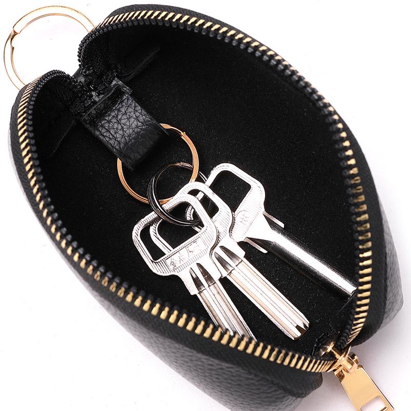 2022 neue PU Leder Unisex Geldbörse Mode Reißverschluss Handtasche Kompakte Schlüsseltasche im koreanischen Stil_voghion.com
