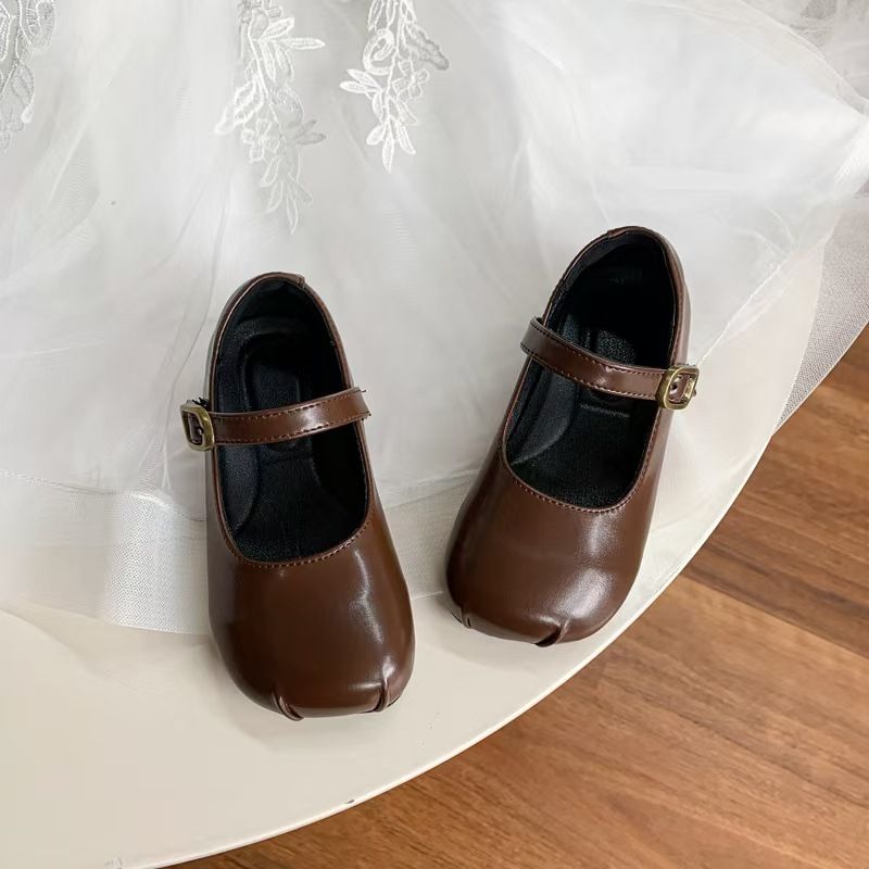 Kinderschuhe Frühling und Herbst Neue Mädchen Retro Prinzessin Schuhe Trend Casual Non Slip Square Schuhe_voghion.com