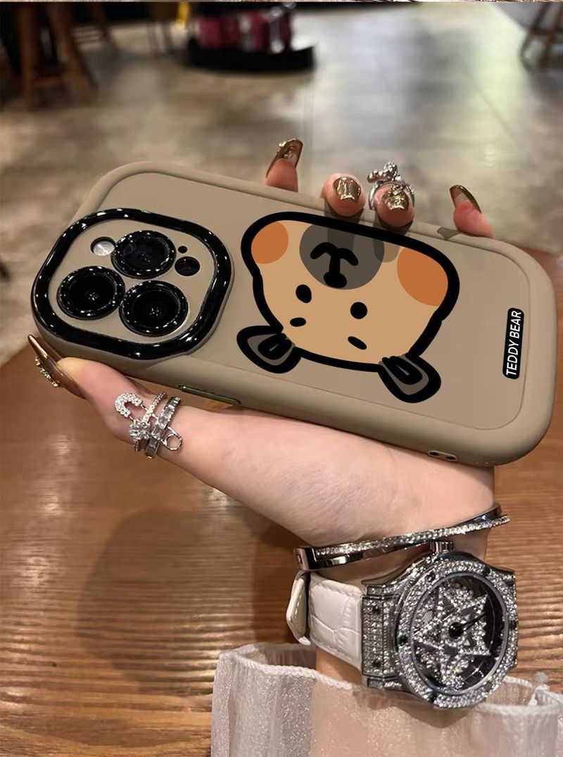 TechGlobe Squirrel Avatar compatibile con la custodia per telefono 17 Pro Max per iPhone 13/14, copertura completa, 12 cartoni animati creativi antiurto_voghion.com