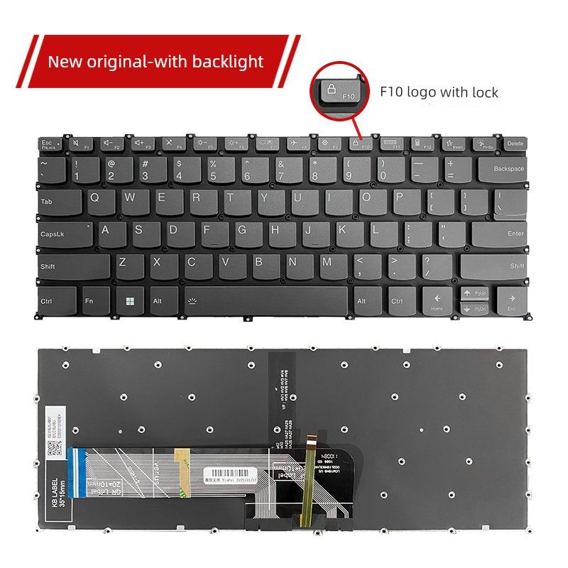 Gælder for Lenovo Yoga 14sach 14sihu 14sare 14sarh ACL 14sitl Nyt tastatur_voghion.com