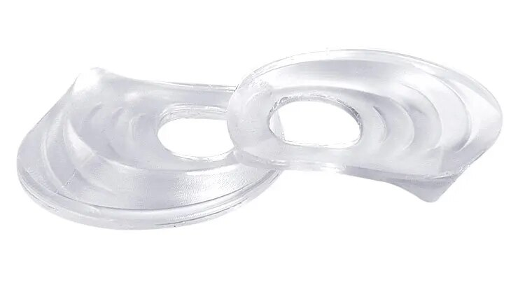 Jaunas Papēžu zolītes Vīriešu Sieviešu Apavu Ieliktņi Spilvens X-Type O-Type Kāja Ortopēdiskais Pad Pēda Varus Valgus Korektors_voghion.com