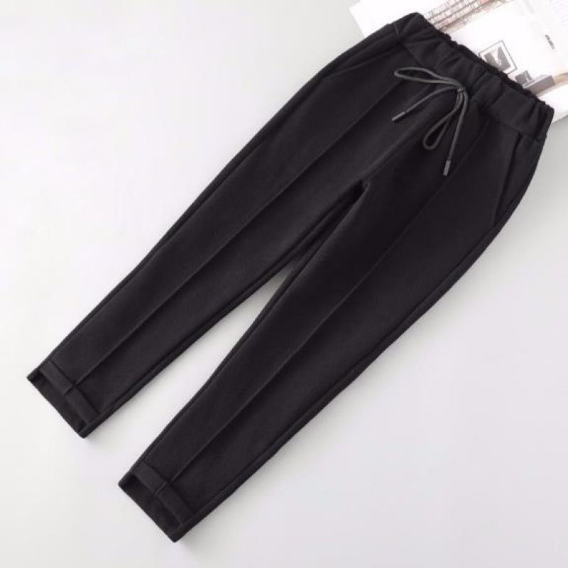 Wollen kinderkleding nieuwe herfst/winter 2022 Koreaanse versie, losse leggings, afslankende Radish Harun-broek,_voghion.com