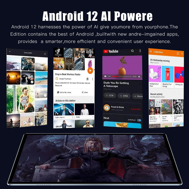 2023 Gobal Version P10 Tablet Pc 10,1 Zoll Android 12 6GB 128GB Deca Core Google Play WPS 5G WIFI Bluetooth Heiße Verkäufe Laptop_voghion.com