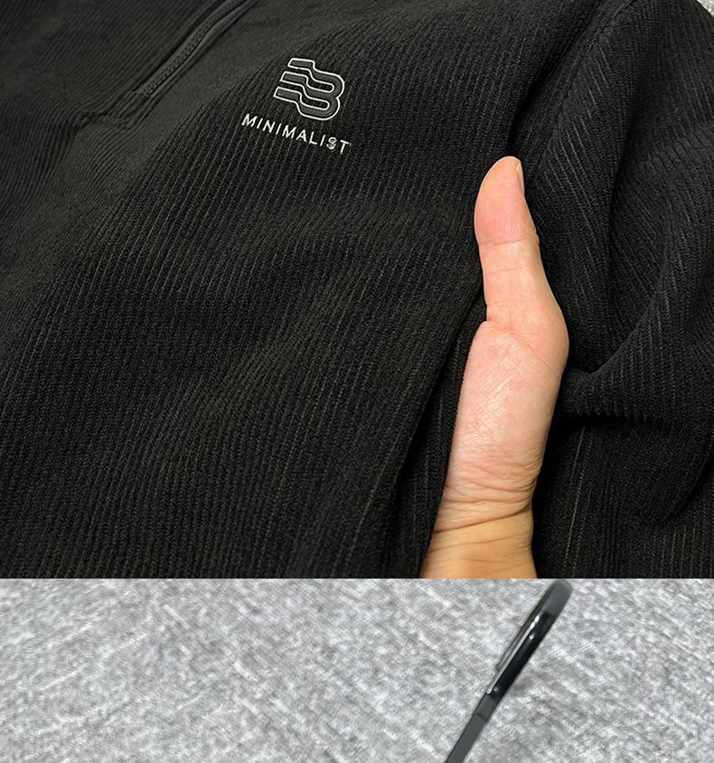 Herren-Sweatshirt mit Reißverschluss und Sherpa-Futter – Thermo-Halbrollkragenpullover für den Winter mit ultraweicher Fleece-Innenseite, Langarm-Oberteil aus dicker Viskosemischung_voghion.com