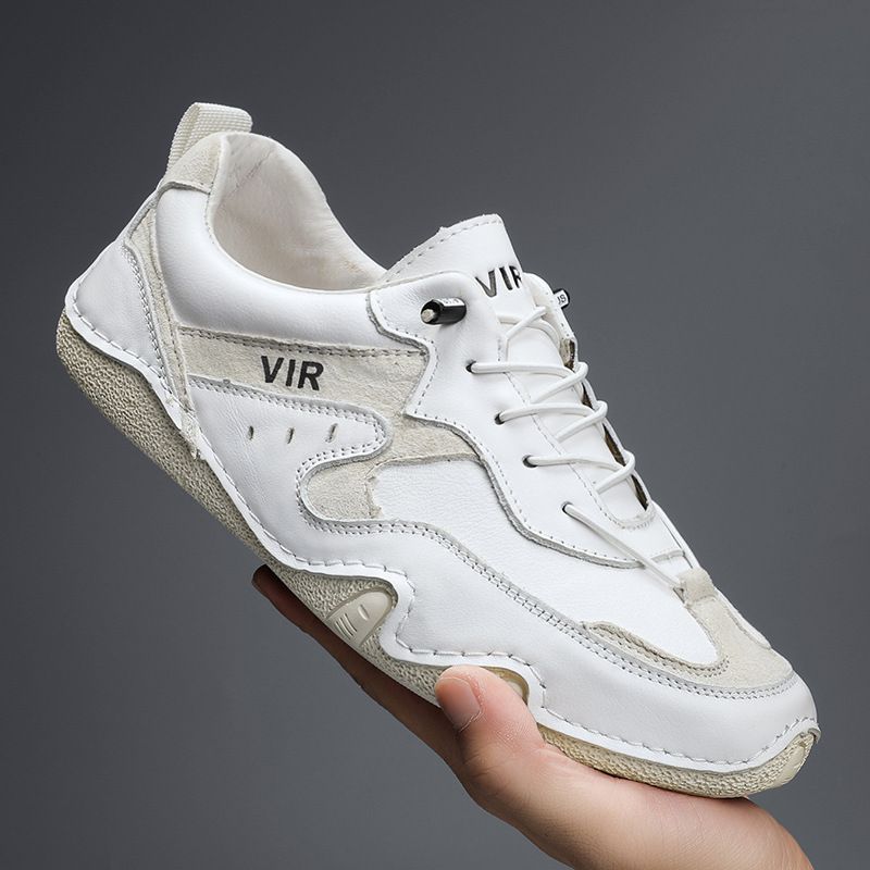 Grandi scarpe da uomo Doudou nuove basse fatte a mano a forma di polpo, scarpe casual alla moda e versatili per uomo_voghion.com