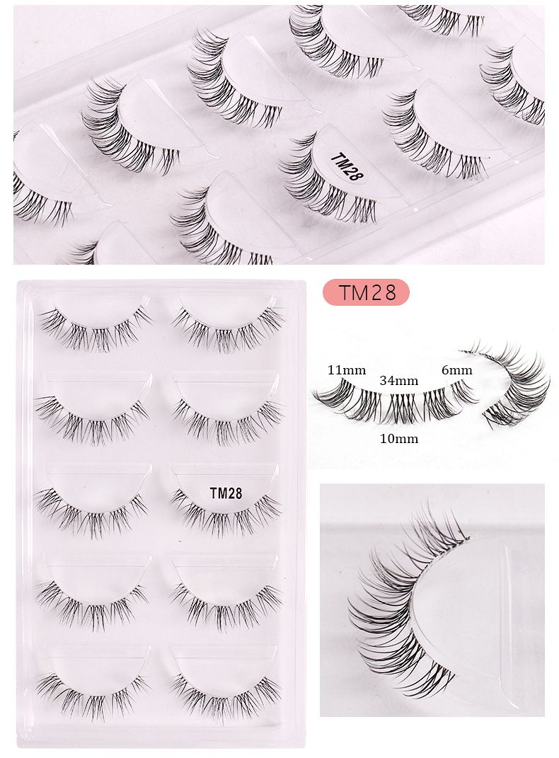 DIY Transparent Fishing Line Terrier False Eyelashes Deviruchi cos False Eyelashes Natural Simulation Grafting Whole Self-adhesive Eyelashes_voghion.com
