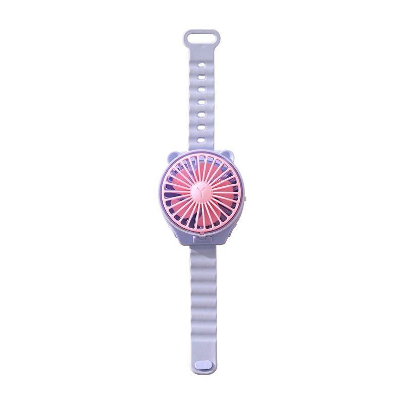 Orologio da polso per bambini in stile celebrità di Internet, mini ventilatore tascabile portatile da esterno con batteria a secco_voghion.com