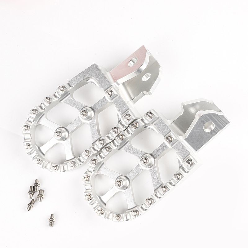 52BIKE MTB Pedals - Lightweight Aluminum Alloy With Grip Studs For Mountain Bikes (Black/Red/Blue/Silver, 1 Pair)_voghion.com