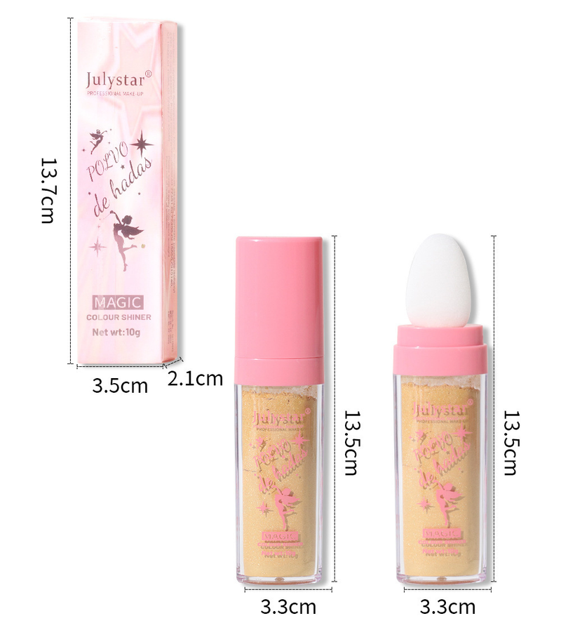 Fairy-kloppoeder, verheldering van het volledige lichaam, herstel van het natuurlijke driedimensionale uiterlijk, poederblusher,_voghion.com