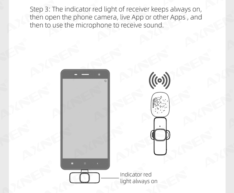 Typ C Kabelloses Lavalier-Mikrofon, tragbares Mini-Mikrofon für Audio- und Videoaufnahmen für Android Typec Live Broadcast Gaming_voghion.com