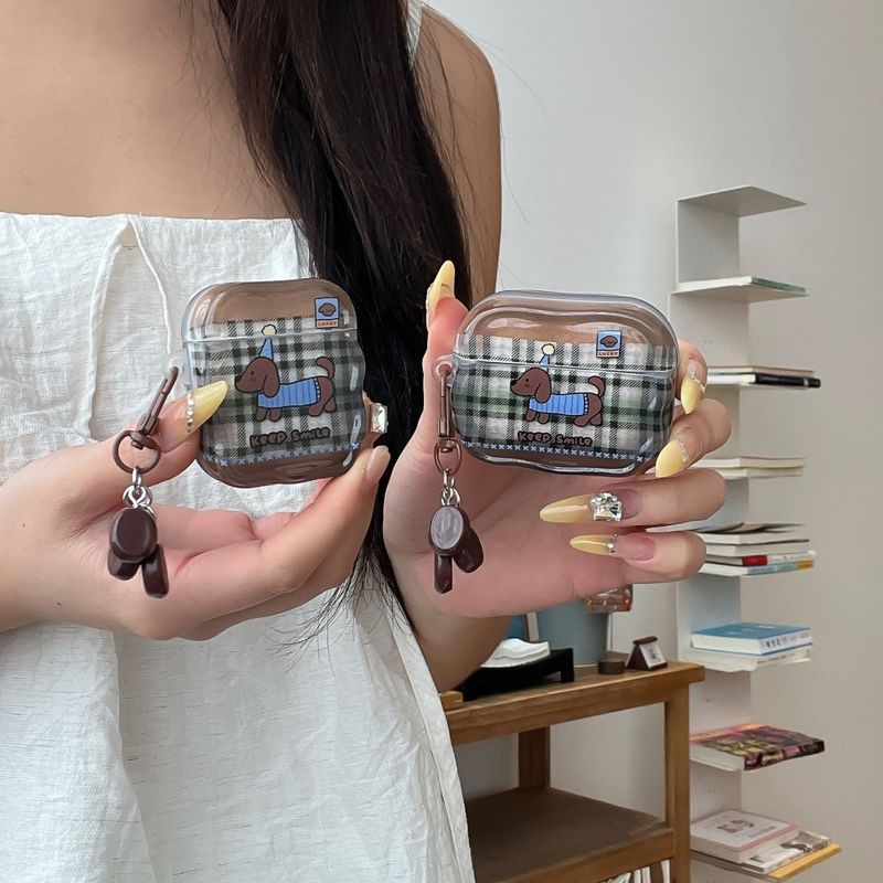 Lattice Dachshund For AirPods Pro Protective Cover AirPods Protective Case Active Noise Reduction Apple_voghion.com